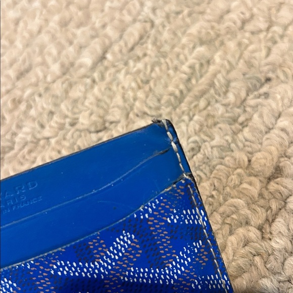 Goyard Blue Card Holder/Authentic - Picture 9 of 11